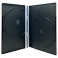 thumbnail image 1 of CheckOutStore 400 Premium Slim Black Double DVD Cases 7MM (100% New Material), 1 of 4