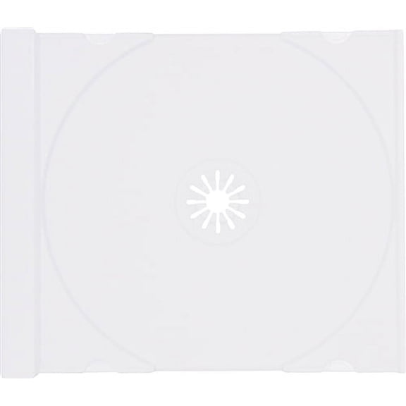 CheckOutStore 400 STANDARD White CD Jewel Case (Tray Only NO Cartons)