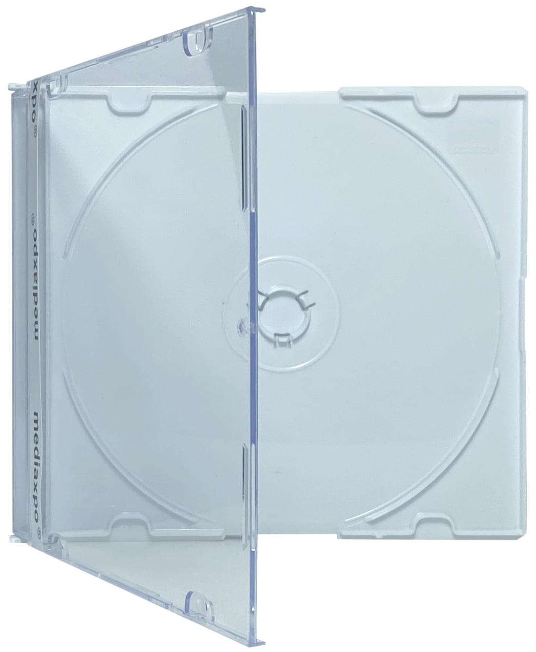 CheckOutStore 400 Slim White Color CD Jewel Cases