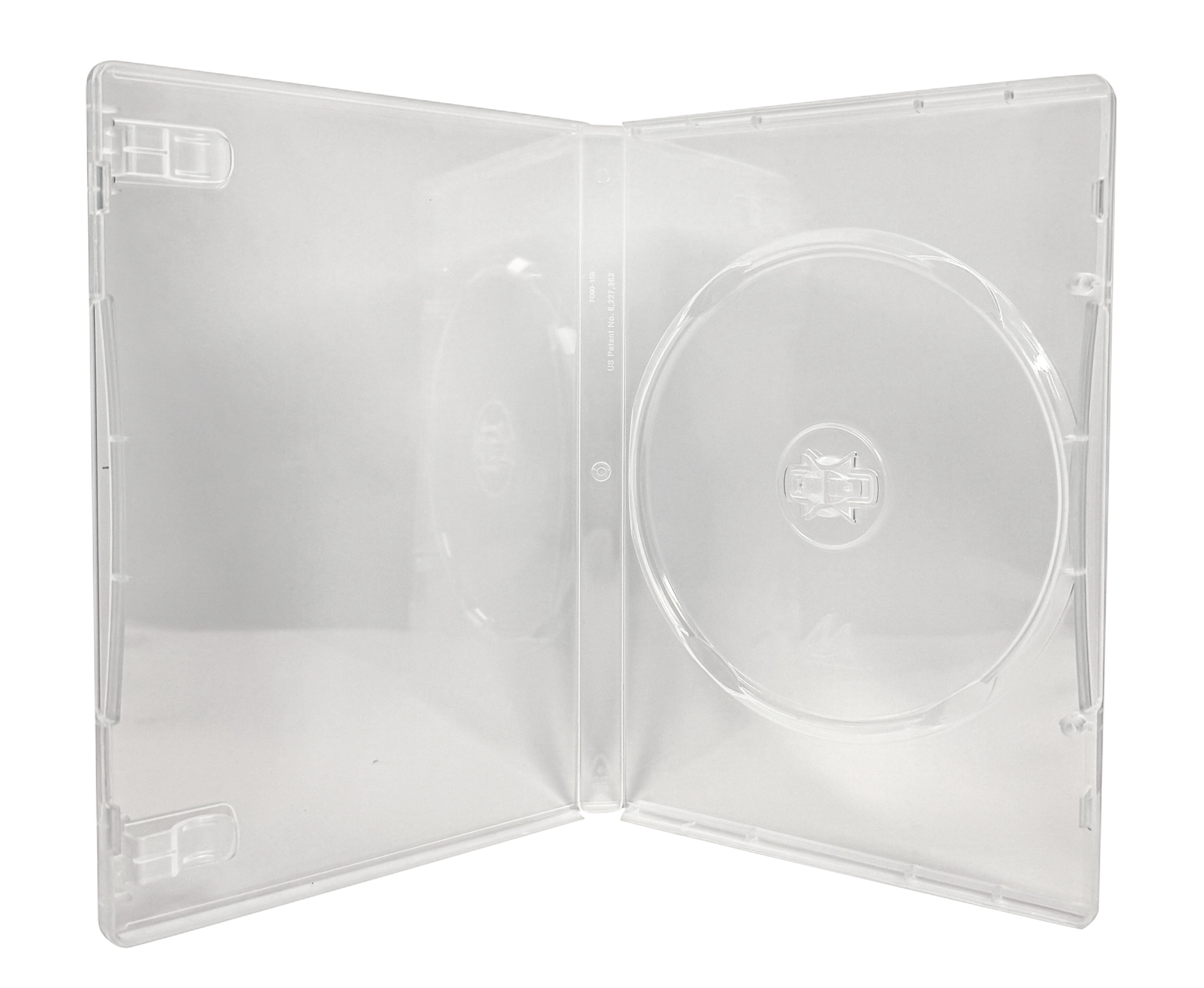 CheckOutStore 400 Standard Clear Single DVD Cases 14MM /w Patented M ...