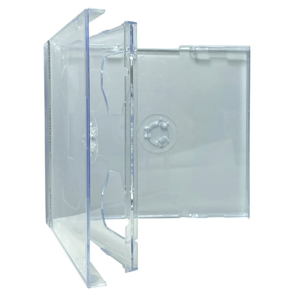 CheckOutStore 400 Standard Clear Triple 3 Disc CD Jewel Case