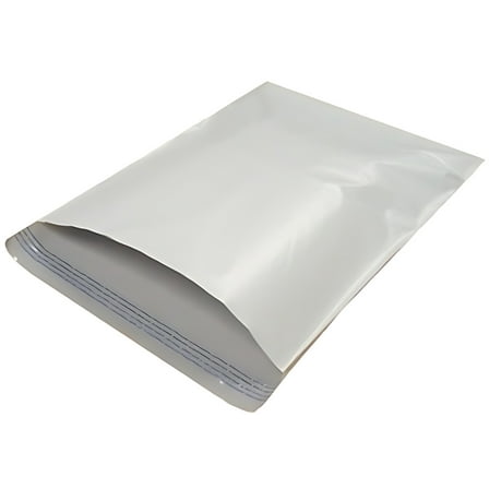 CheckOutStore 50 #8 White 24 x 24 Poly Mailers Shipping Bags Envelopes 2.35mil