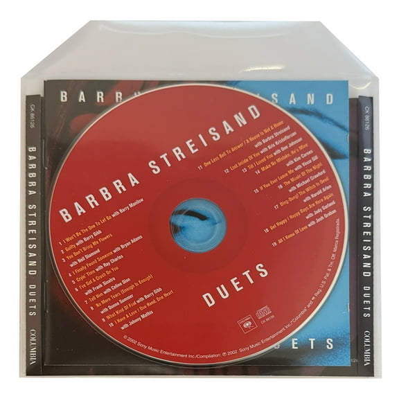CheckOutStore 50 CPP Clear Plastic Sleeve with Flap 5.5 x 5 Inch (Fits CD Insert Booklet & Disc)
