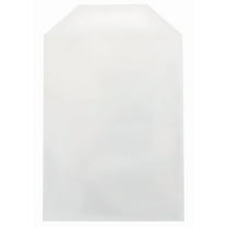 CheckOutStore 50 CPP Clear Plastic Sleeve with Flap 80g (Fits 14mm DVD Case Artwork)