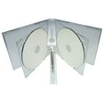 thumbnail image 1 of CheckOutStore 50 Clear Quintuple 5 Disc CD Jewel Case, 1 of 1