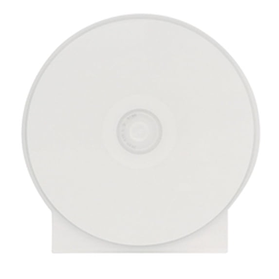 CheckOutStore 50 Clear Round Clamshell CD/DVD Case