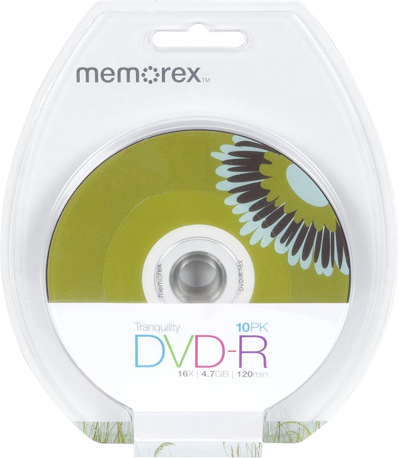 CheckOutStore 50 Memorex 16X DVD-R 4.7GB Tranquility Random Design