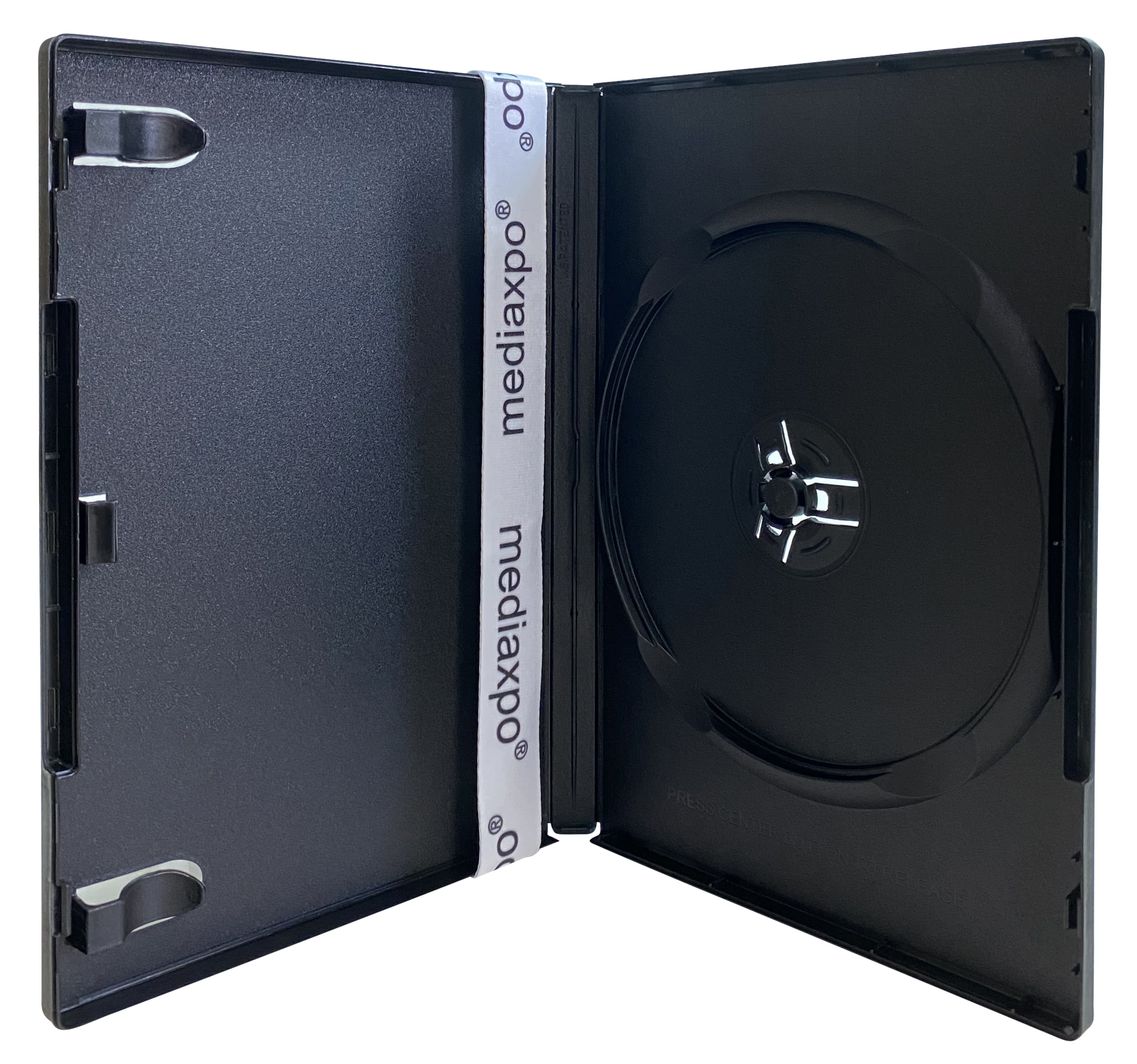 CheckOutStore 50 Premium Standard Black Single DVD Cases 14MM (100% New Material)