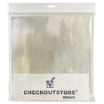 thumbnail image 1 of CheckOutStore 500 Clear Plastic OPP for 12" LP Vinyl 33 RPM Record Album Covers Snug 12 5/8" x 12 5/8" (Outer Sleeves), 1 of 1