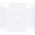 thumbnail image 1 of CheckOutStore Standard Clear CD Jewel Storage Case (Tray Only NO Cartons), 10 Total Count, 1 of 1