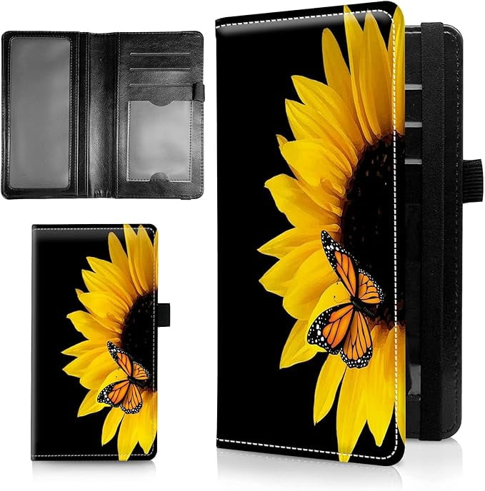 Checkbook Cover,Leather Standard Register Checkbook Case with RFID ...