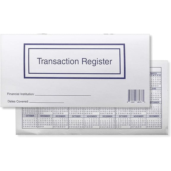 Checkbook Registers for Personal Checkbook, Transactions Ledgers, Pack of 10, 2023-2024-2025