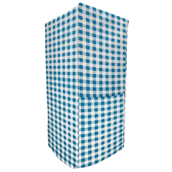 Checked Gingham Blender Cover by Penny's Needful Things (Large, Blue Turquoise)