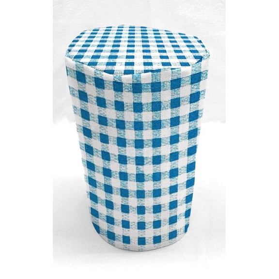 Checked Gingham Can Opener Cover by Penny's Needful Things (Blue Turquoise)