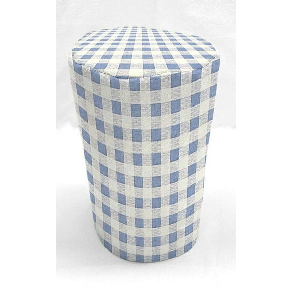 Checked Gingham Can Opener Cover by Penny's Needful Things (Light Blue)