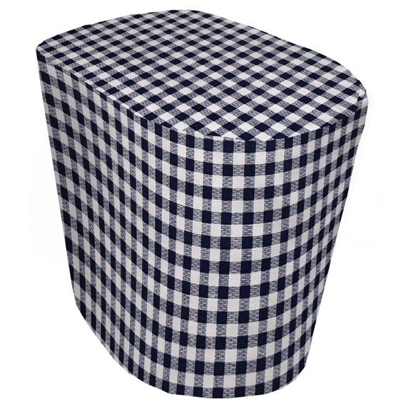 Checked Gingham Cover Compatible with Keurig Coffee Maker by Penny's Needful Things (Navy Blue) (Express K26)
