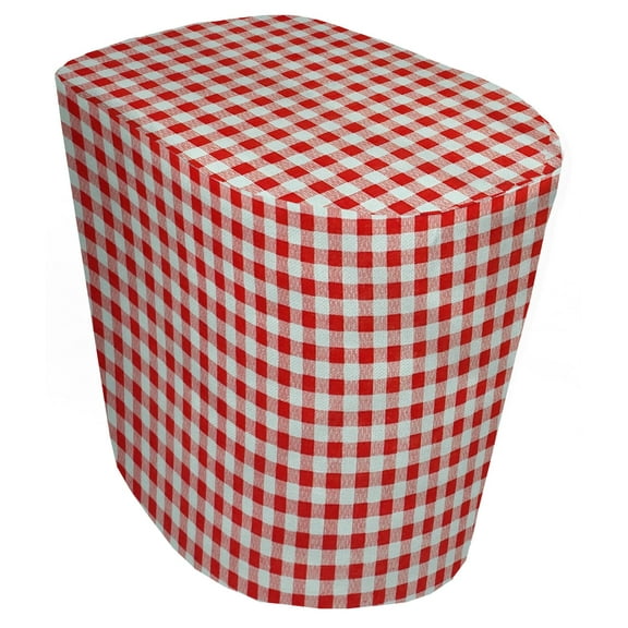 Checked Gingham Cover Compatible with Keurig Coffee Maker by Penny's Needful Things (Red) (K10/K15/B31 Mini)