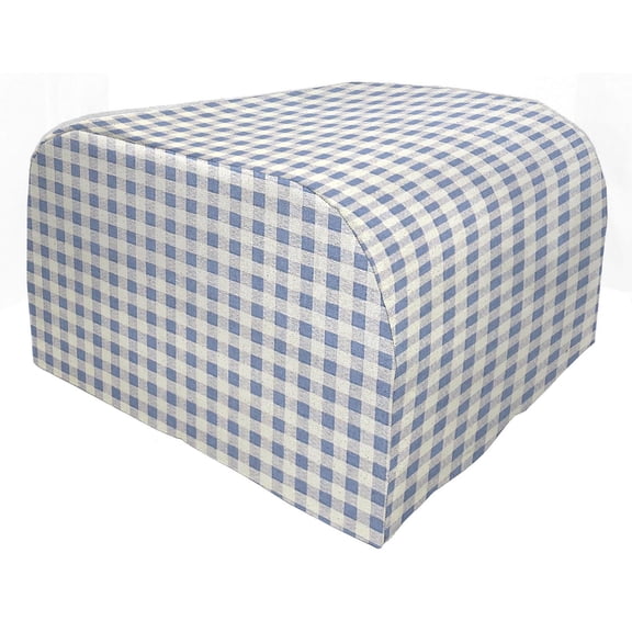 Checked Gingham Cover Compatible with Ninja Foodi Grill by Penny's Needful Things (Light Blue)