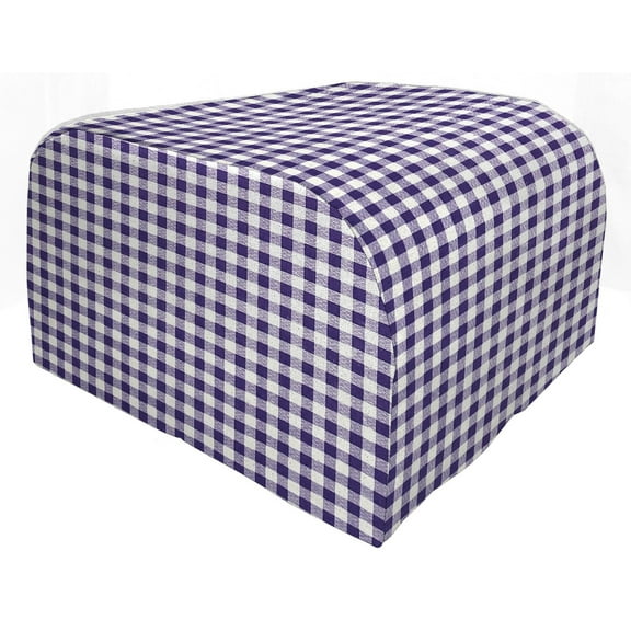 Checked Gingham Cover Compatible with Ninja Foodi Grill by Penny's Needful Things (Purple)