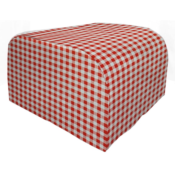 Checked Gingham Cover Compatible with Ninja Foodi Grill by Penny's Needful Things (Red)