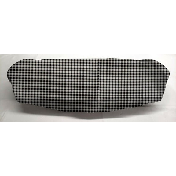 Checked Gingham Electric Griddle Cover by Penny's Needful Things (Black)