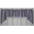 thumbnail image 1 of Checked Gingham Swag Panels by Penny's Needful Things (Set of 2) 24 Inch Long Swag Panels UNLINED (Purple), 1 of 2