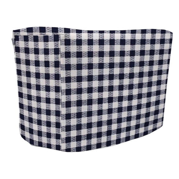 Checked Gingham Toaster Cover by Penny's Needful Things (2 Slice, Navy Blue)