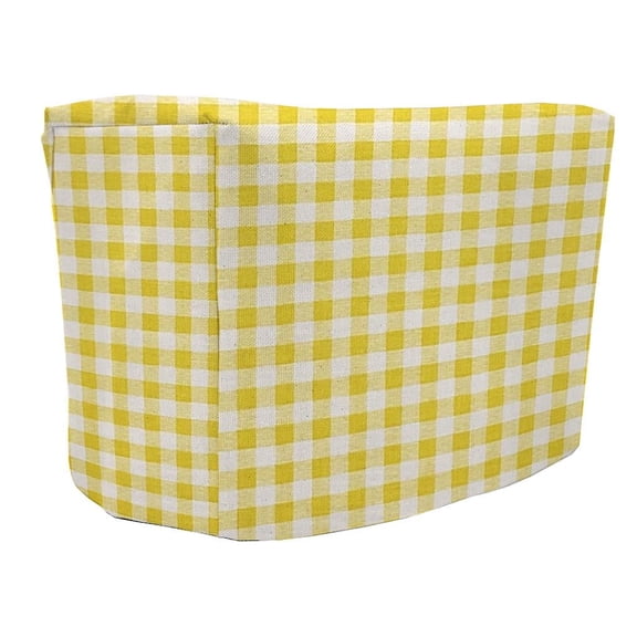 Checked Gingham Toaster Cover by Penny's Needful Things (2 Slice, Yellow)