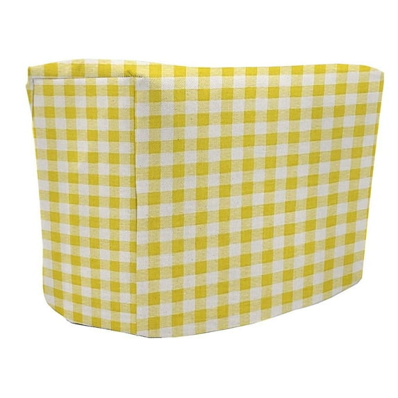 Checked Gingham Toaster Cover by Penny's Needful Things (4 Slice, Yellow)