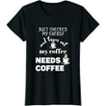 thumbnail image 1 of Checked My Energy and My Coffee Needs Coffee T-Shirt, 1 of 3