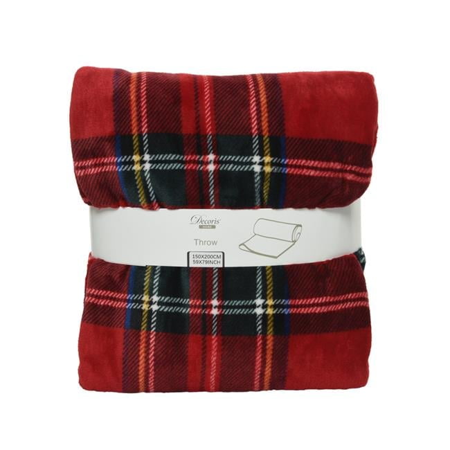 Red And White Checked Turkish Towel Or Throw Blanket Red And White Checked Turkish Towel Or Throw Blanket