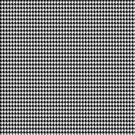 Checker Black Flannel Fabric