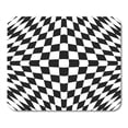 thumbnail image 1 of Checker Black and White Geometric Checkered Abstract with Shapes 3D Optical Effect Distorted Chessboard Mousepad Mouse Pad Mouse Mat 9x10 inch, 1 of 3