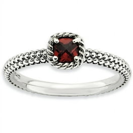 Sterling Silver Oval Rhodolite Garnet Ring Walmart