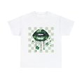 thumbnail image 1 of Checker Lips St Patricks Shirt, St Patricks day Shirt,Shamrock ID-0216-FPXU, 1 of 10