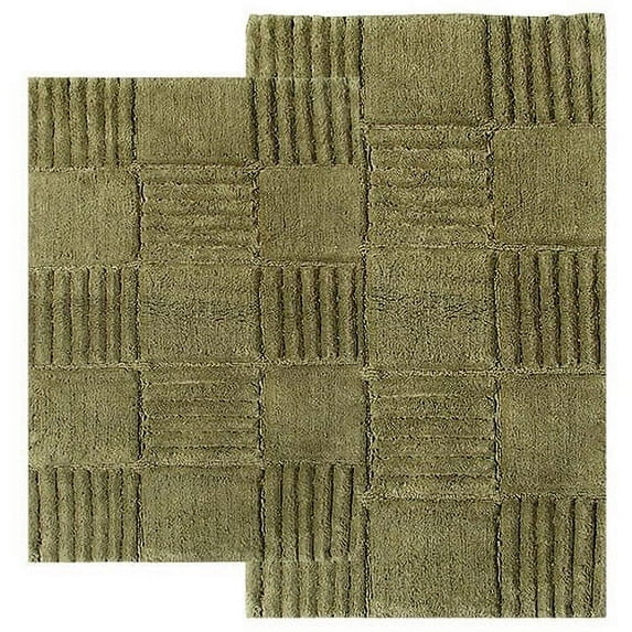 Checkerboard 2pc Bath Rug Set