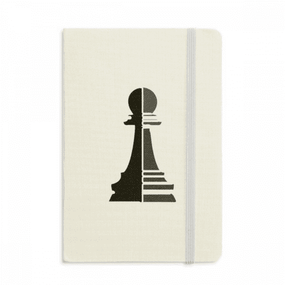 Checkerboard Black Word Chess Notebook Official Fabric Hard Cover Classic Journal Diary