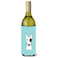 thumbnail image 1 of Checkerboard Blue Bull Terrier Wine Bottle Beverage Insulator Hugger BB1147LITERK, 1 of 1