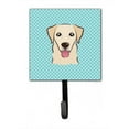 thumbnail image 1 of Checkerboard Blue Golden Retriever Leash & Key Holder, 1 of 1