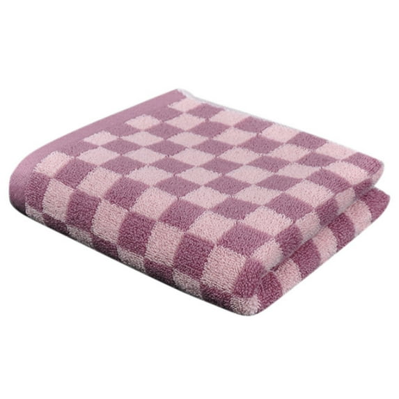 Checkerboard Hand Towels for Bathroom Set of 4 - Cute Checkered Bathroom Towels for Bathroom Decor, Lightweight for Bathroom, Kitchen, Gym, and Spa,14X30 Inches