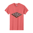 thumbnail image 1 of Checkerboard Mens Graphic Tee, 100% Cotton, Casual Summer Wear BAA282, 1 of 2