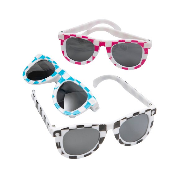 Checkerboard Nomad Sunglasses - 12 Pieces