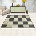 thumbnail image 1 of Checkerboard Pattern Area Rug Washable 72 x 48 Floor Carpet Mat Non Slip for Bedroom Living Room Kids Room Home Decor, 1 of 7