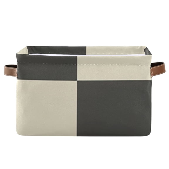 Checkerboard Pattern Storage Bins Baskets With Handles Storage Box Clothes Organizer Organization Toys