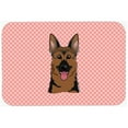 thumbnail image 1 of Checkerboard Pink German Shepherd Mouse Pad, Hot Pad Or Trivet, 7.75 x 9.25 In., 1 of 1