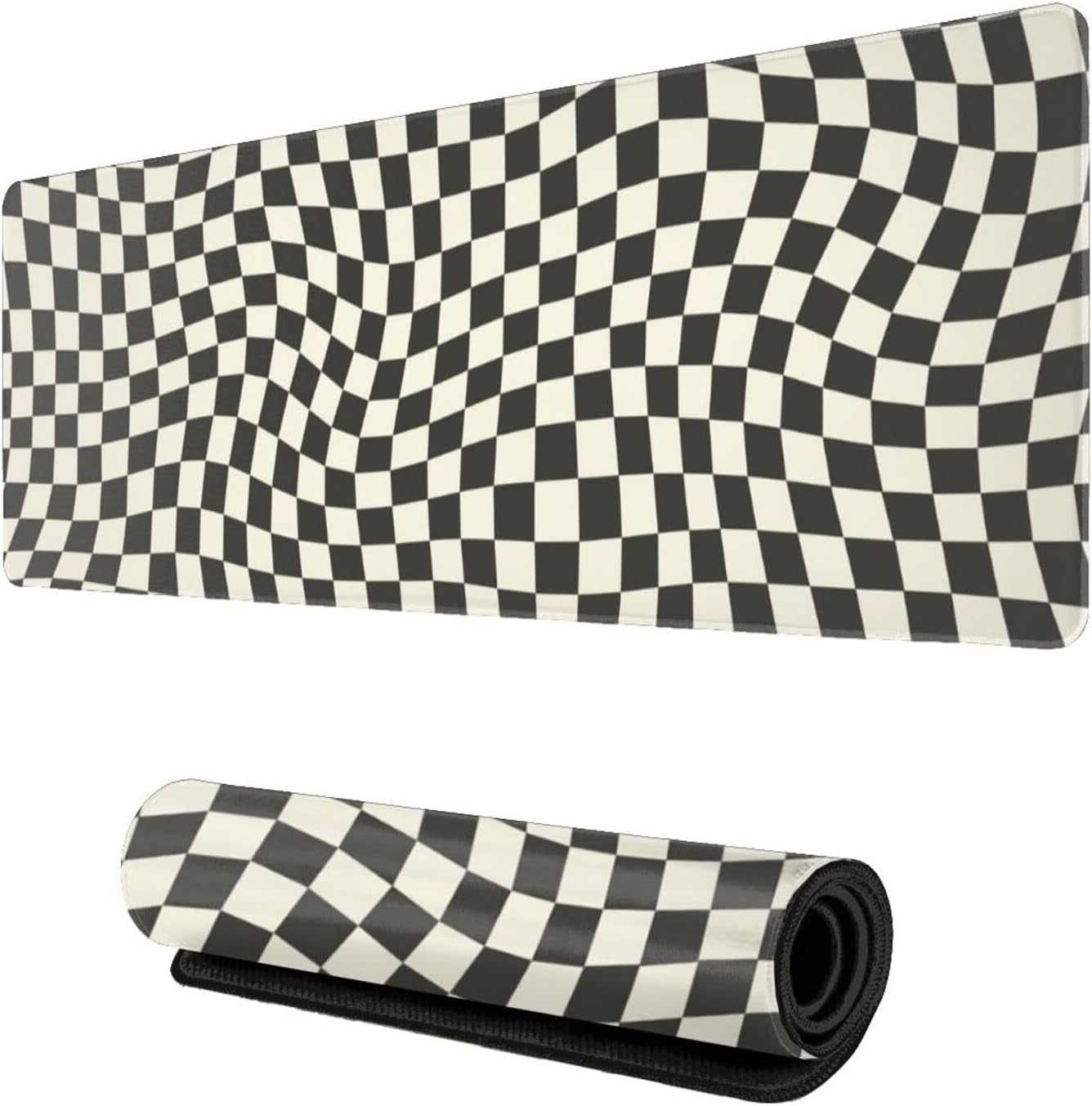 Checkerboard Retro Checkered Groovy Mouse Pad Gaming XL Large Mousepad ...