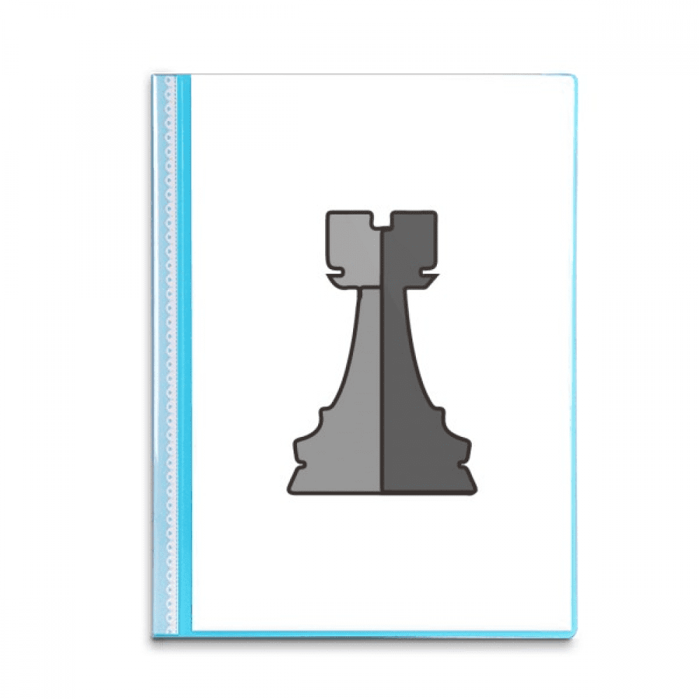Checkerboard Rook White Word Chess Book Sheet Protectors Portfolio ...