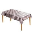 Checkerboard Tablecloth And Oil Proof Wash In Reusable Table for