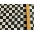 thumbnail image 1 of Lilly Craft Medium 1"x 1" Checkered Design Black and White Polycotton Fabric 58-60" Wide Sold by the Yard, 1 of 3