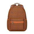 thumbnail image 1 of Checkered Backpack for School,Cute School Bag,Schoolbag with Adjustable Shoulder Straps & Padded Back,15.3"x11"x7.1".﻿, 1 of 6